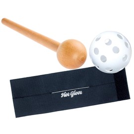 Hot Glove Mallet and Glove Wrap Bundle, 3 Piece Set for Glove Break-In, Black