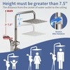 SINGSUO Filtered Rain Shower Head with Handheld Spray Combo, High