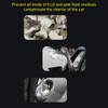 2Pcs Car Trash Can with Lid Waterproof Decorative Automotive Portable