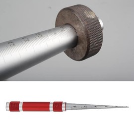 Hole Cone Gauge, High Precision Stainless Steel Measuring Hand Tool, Hole Measurement With Tapered Ruler, 1-6.5/3-15/15-30/30-45mm(1-6.5mm)