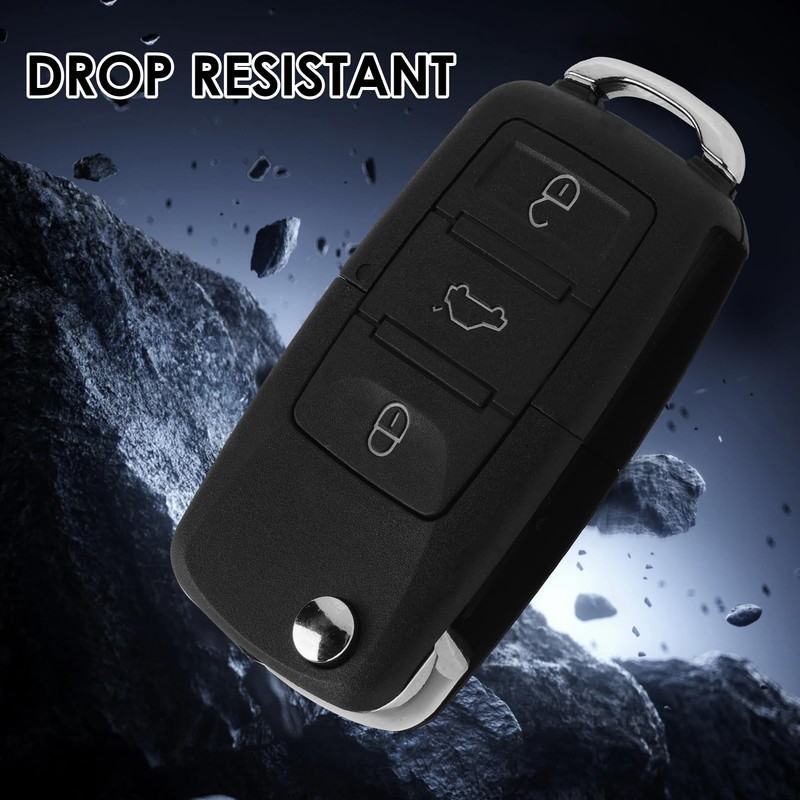 3 Button Remote Key Casing, Car Key Flip Key Remote