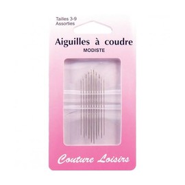 Hemline H207.39 | Straw/Milliner Hand Sewing Needles | Sizes 3 - 9 | Pack Of 10