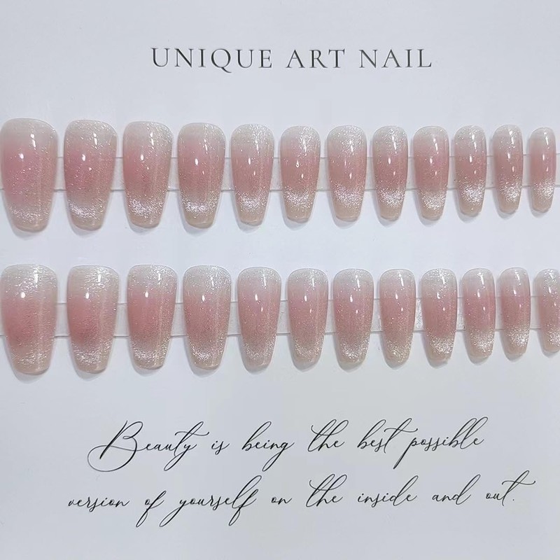 Nail Tip, Long, 24 Pieces, Nail Tip, False Nail, Gradient,