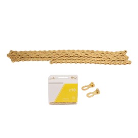 Bike Chain 10 Speed Mountain Road Bike Chain Variable Speed Chain Replacement Parts Gold