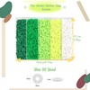4000 Pcs Green Series Clay Beads Bracelet Making Kit, 6mm
