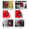 JeepTails Alabama Tail lamp Light Covers Compatible with Jeep CJ
