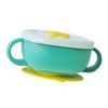 Toddler Suction Cup Bowls with Lids Prevent Falling Stainless Steel