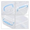 Readsky 8 Litre Plastic Storage Bins with Lids and Handles,