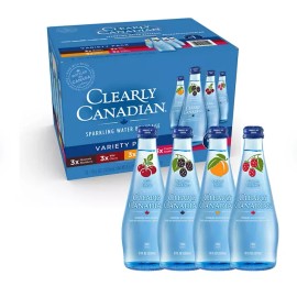 Clearly Canadian Variety Pack Sparkling Water, 11 fl. oz (12 Pack) ONEDAY SHIPP!