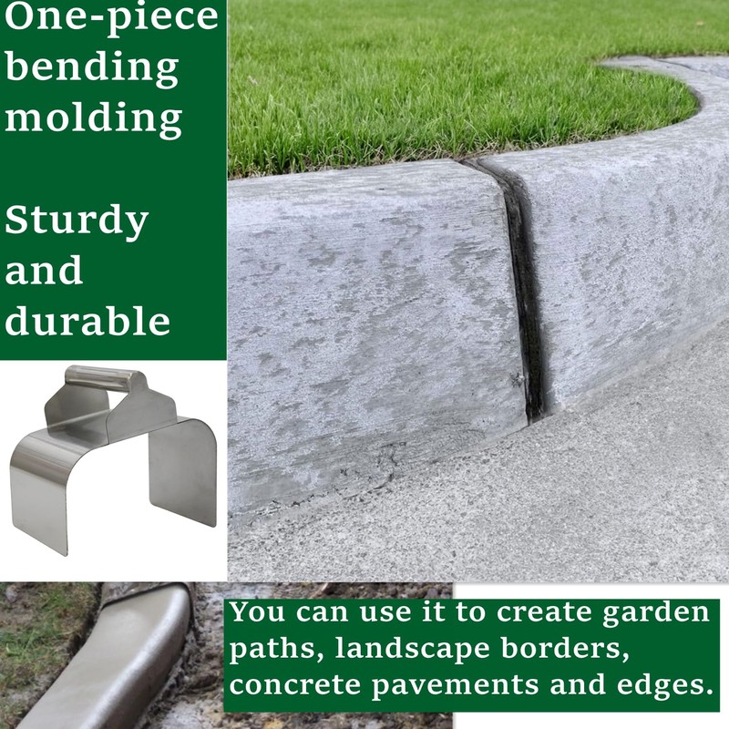 WHLZYEVA Landscape Curb Trowel Edger, Curb It Yourself, Curb and