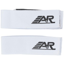 A&R Sports Shin Straps, Senior, White