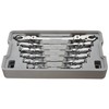 GEARWRENCH Ratcheting Flex Head Flare Nut Metric Wrench Set 6