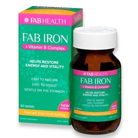Fab Buy Fab Iron + Vitamin B Complex 60 Tablets Online