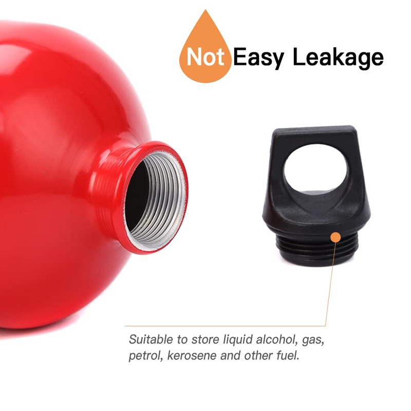 Sunydog 1.5L Aluminum Oil Fuel Bottle Alcohol LPG Oil Container