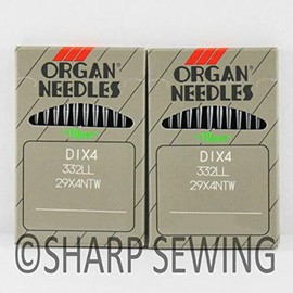 MACOSKI Supplies for 20pc Organ 29X4 Leather Point Sewing Needles Singer 29K 294 29U 332LR 332LL DIY for Sewing Machines Accessories - Needle Size is 14 Leather Point Metric Size 90