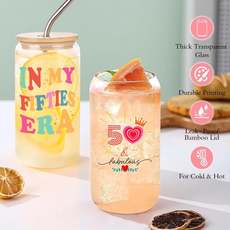 50th Birthday Gifts for Her, Unique 50th Birthday Gift Box