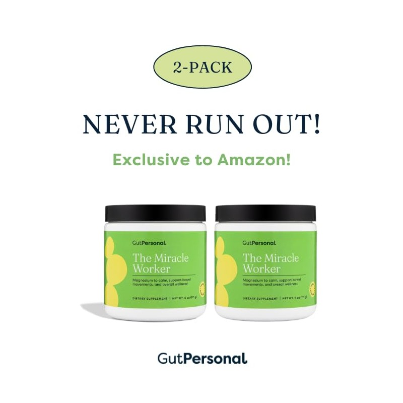 The Miracle Worker Magnesium Powder Supplement: Reduce Stress and Ease