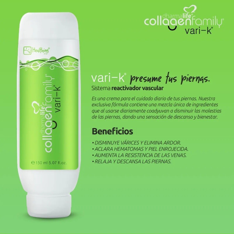 Vari-k Tratamiento Para El Cuidado De Piernas Con Varices.