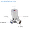 G1/2 Hot Cold Water Mixing Valve 3 Ways Solid Brass