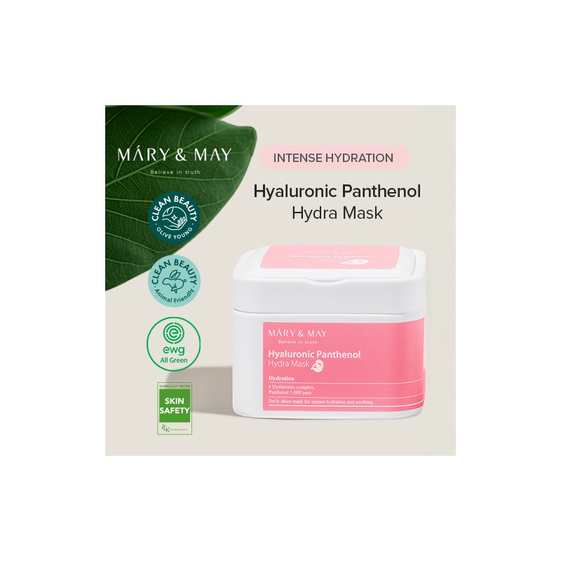 Mary&May [Mary&May]Hyaluronic Panthenol Hydra Mask (30ea)