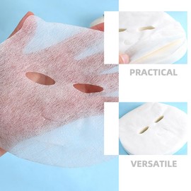 Healeved 50 Sheets Paper Facial Cream Cover Skin Care Baby Sheets for Toddlers Kids Spa Nonwoven Fabric White