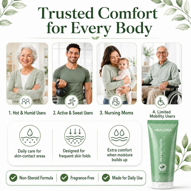 Bellenzaire Healora Intertrigo Cream 2 Pack - Skin Fold Care