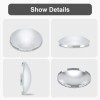 Chrome Front Hub Cap Covers for Semi Truck 8.9" Hub