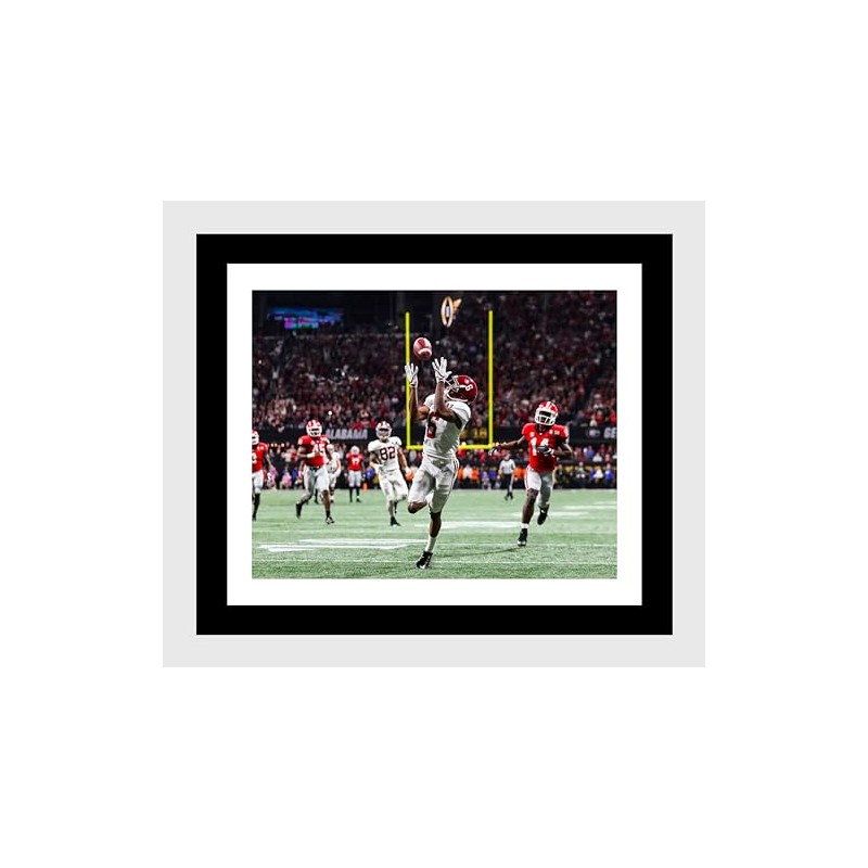 Generic Framed Devonta Smith - The Catch - Alabama Football