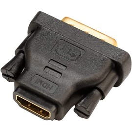 DTech DVI Male to HDMI Female Adapter Bi-Directional 24+1 Pin DVI-D to 19 Pin HDMI Port Converter