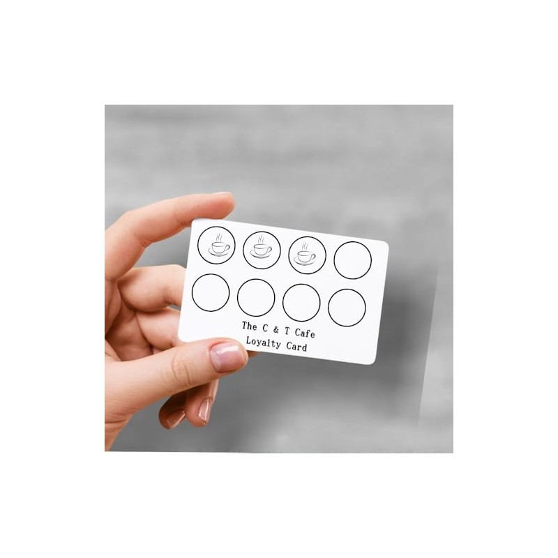 Coffee Cup Stamp – Loyalty Card Stamper - Self Inking