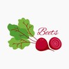 CafePress Beets Magnets 2.25" Round Magnet, Refrigerator Magnet