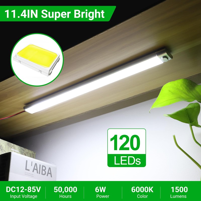 CT CAPETRONIX 12v Led Light Strip, 120leds 1500LM 12 Volt