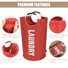 DOKEHOM 90L Large Foldable Laundry Baskets, Foldable Laundry Bags, Clothes