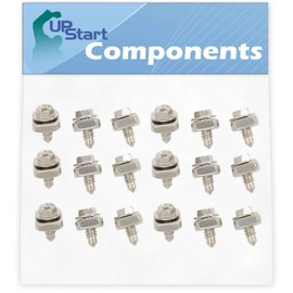 18-Pieces 279393 Dryer Cord Screw Kit Replacement for Kenmore/Sears 110.86670300 Dryer - Compatible with 279393 Terminal Block Screw Kit