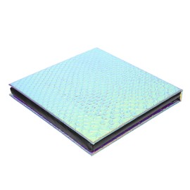 Baluue Empty Magnetic Eyeshadow Palette Unique Fish-scale Design Versatile Makeup Organizer for Blush Eyebrow Powder Lightweight Cosmetics Storage for Travel and Daily Use