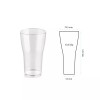 Plastport Unbreakable Beer Glasses Reusable Dishwasher Safe Set of 4