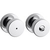Kwikset Pismo Interior Privacy Door Knob with Lock, Door Handle