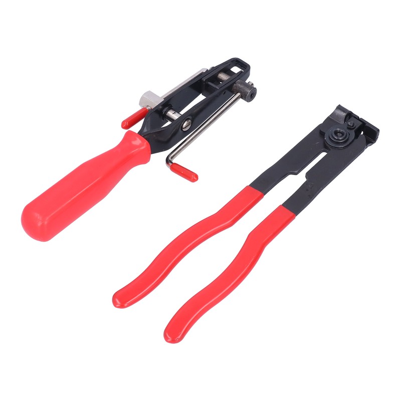 2pcs CV Joint Clamp Set Metal Ear Type Boot Banding