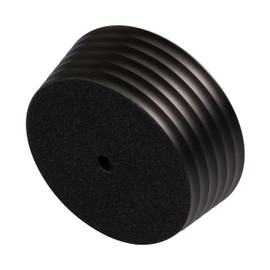 Ortofon Heavy Record Stabilizer Weight with Protective Felt Pad - 350g Aluminum Weight for Vinyl Playback - Stylish Matte Finish and Textured Wavegrip (Black)