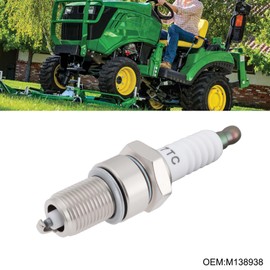 Create idea 2 x Spark Plug M138938 Compatible with John Deere LX277, LX279, LX289, X475, X485