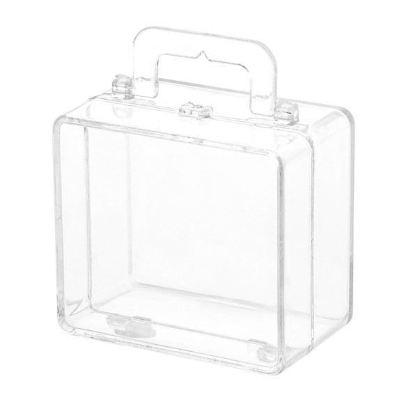 Hammont Suitcase Shaped Acrylic Candy Boxes - 12 Pack -