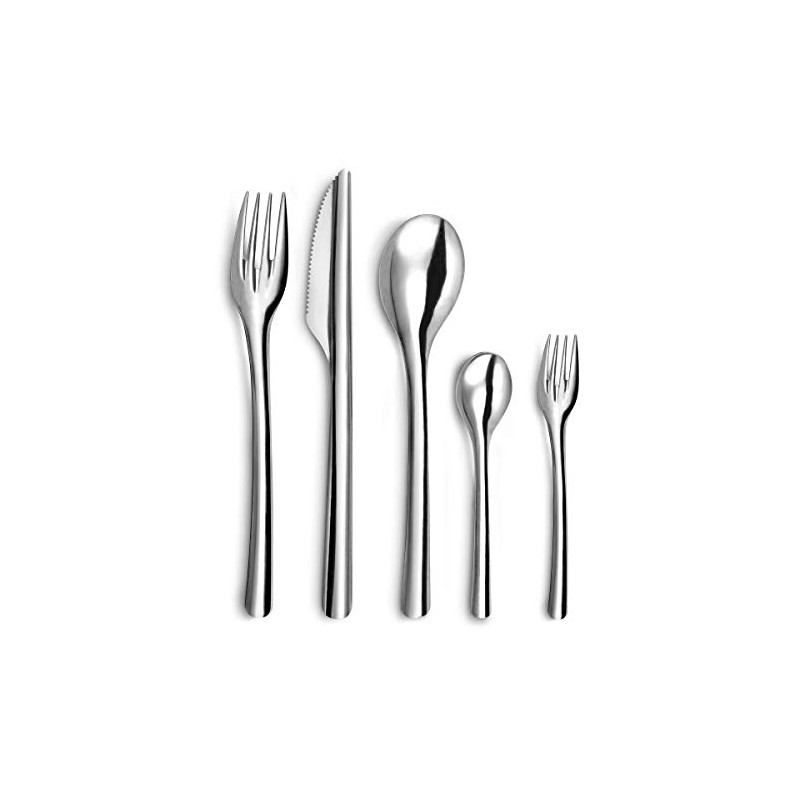 Slim2 60 Piece Cutlery Set Reusable & Recyclable for 12