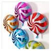 Happium - 18" Round Candy Lollipop Balloons, Pack of 5,