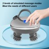 Electric Scalp Massager Far Infrared Hot Compress 3 Modes IPX7