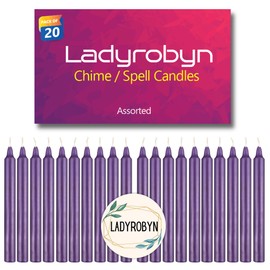 Spell Candles (Set of 20, Purple)