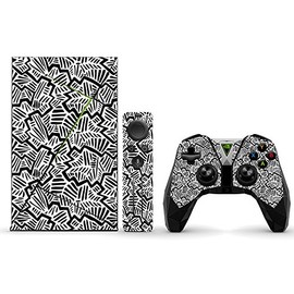 MightySkins Skin Compatible with NVIDIA Shield TV (2017) wrap Cover Sticker Skins Abstract Black
