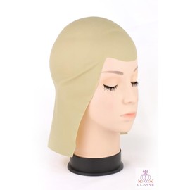 Krase Cosplay, Ochre, Natural Rubber, Skin Wig, Skin Head, Wig Net, One Size Fits Most