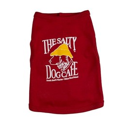Salty Dog Pet T-Shirt (Red, Medium (11-23 lbs))
