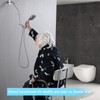 PDPBath Shower Extension Arm, 16" Upgrade Solid Brass Shower Head