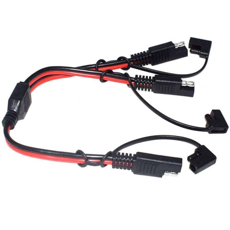 14AWG SAE DC Power Automotive Connector Cable Y Splitter 1